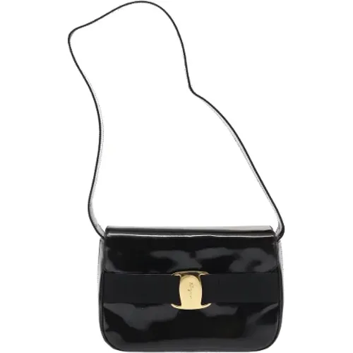 Pre-owned Leather crossbody-bags , female, Sizes: ONE SIZE - Salvatore Ferragamo Pre-owned - Modalova