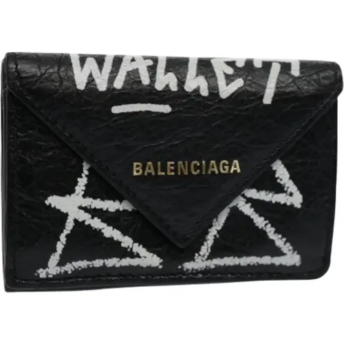 Pre-owned Leather wallets , female, Sizes: ONE SIZE - Balenciaga Vintage - Modalova