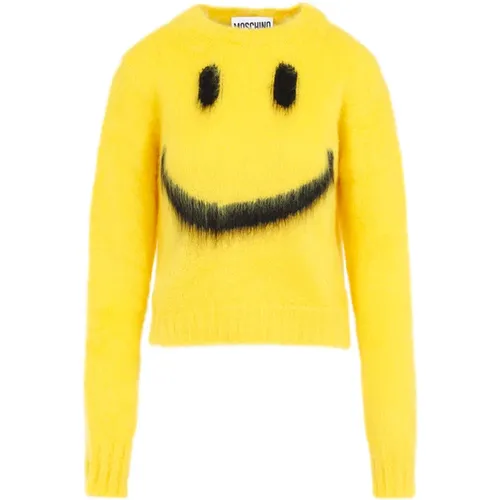 Mohair Sweater , female, Sizes: S, XS - Moschino - Modalova