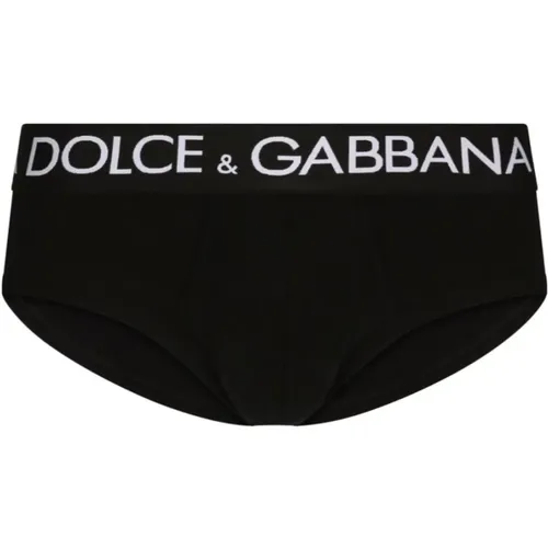 Schwarze Brando 2er-Pack Unterwäsche , Herren, Größe: M - Dolce & Gabbana - Modalova