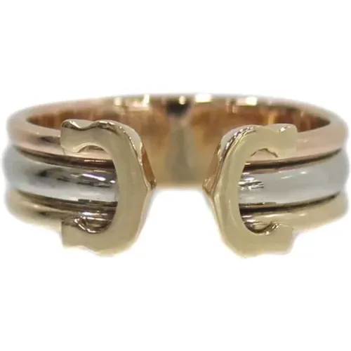 Pre-owned Rose Gold rings , female, Sizes: ONE SIZE - Cartier Vintage - Modalova