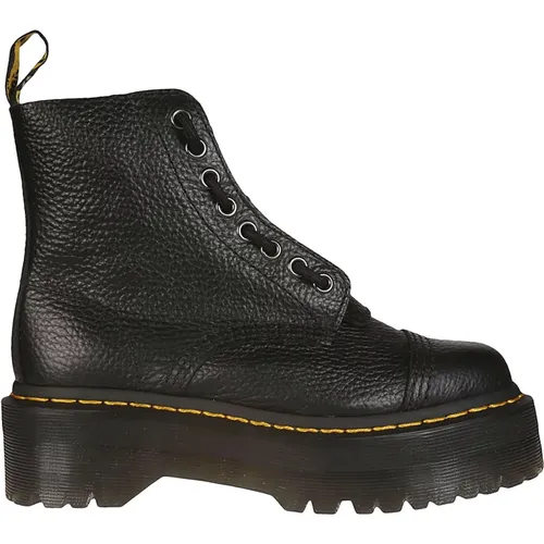 Schnür-Anfibio Nappa Reißverschlussstiefel , Damen, Größe: 36 EU - Dr. Martens - Modalova