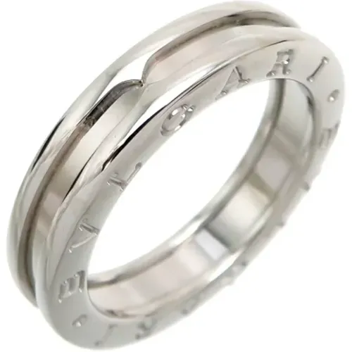 Pre-owned White Gold rings , female, Sizes: ONE SIZE - Bvlgari Vintage - Modalova