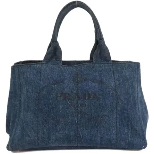 Pre-owned Denim totes , female, Sizes: ONE SIZE - Prada Vintage - Modalova