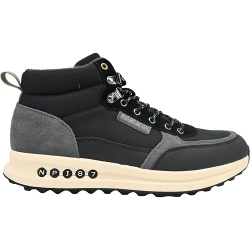 Outdoor Trekking Sneakers - Slate , male, Sizes: 9 UK, 10 UK, 11 UK - Napapijri - Modalova