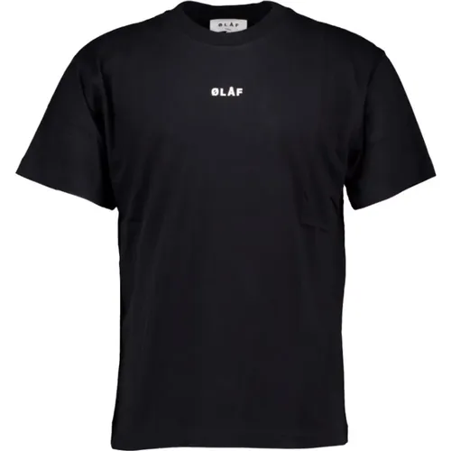 Block Tee T-shirts , male, Sizes: M, S, XS, XL - Olaf Hussein - Modalova