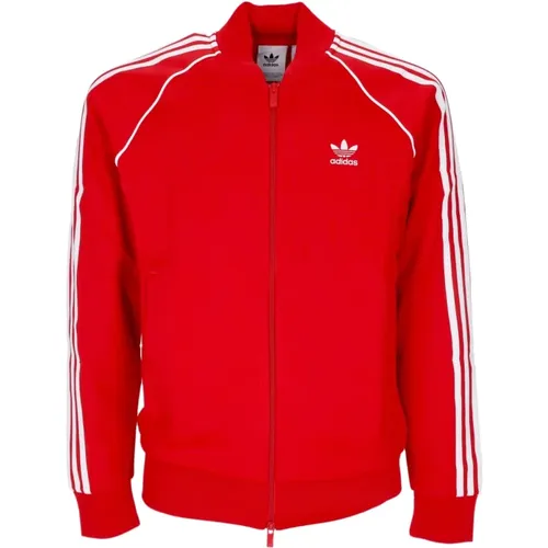 Bessere Track Jacket Scarlet/Weiß - Adidas - Modalova