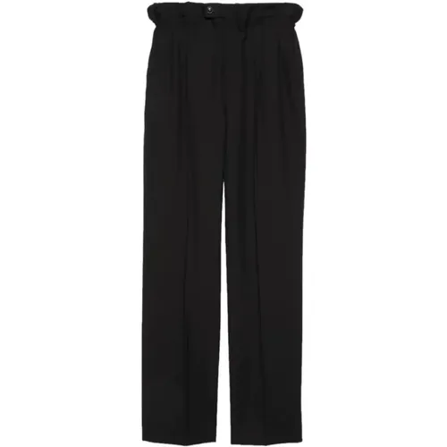 Wool Paperbag Waist Trousers , female, Sizes: 2XS, XS - Gucci - Modalova