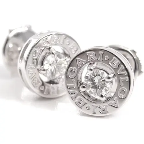 Pre-owned Metal earrings , female, Sizes: ONE SIZE - Bvlgari Vintage - Modalova