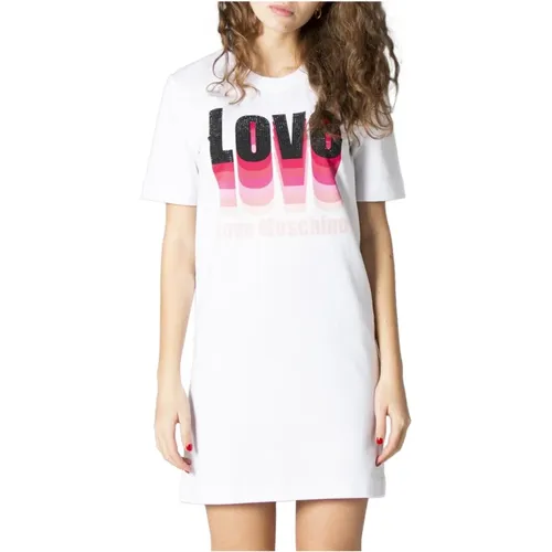 Dresses print , female, Sizes: XS - Love Moschino - Modalova