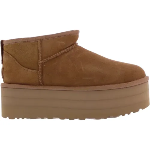 Classic Ultra Mini Platform Boots , female, Sizes: 10 UK, 3 UK, 4 UK, 6 UK, 5 UK, 9 UK, 7 UK, 8 UK - Ugg - Modalova