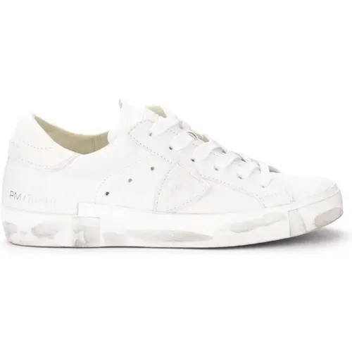 Weiße Leder Paris X Sneaker , Damen, Größe: 41 EU - Philippe Model - Modalova