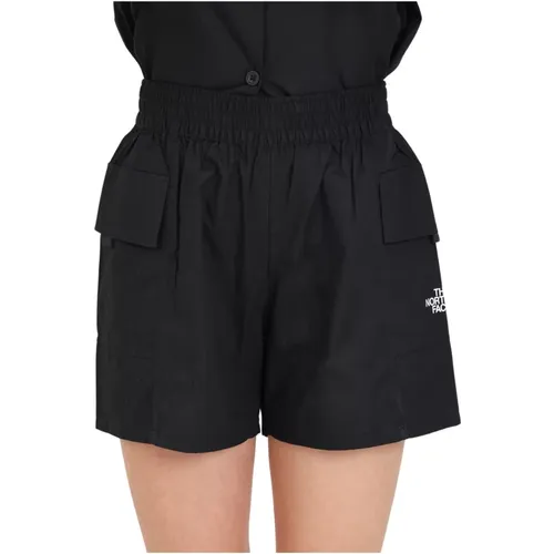 Schwarze Taschen Sport Shorts , Damen, Größe: M - The North Face - Modalova