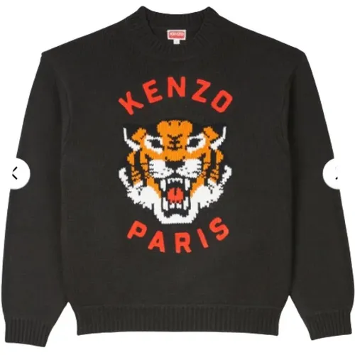 Schwarze Pullover für Männer , Herren, Größe: L - Kenzo - Modalova