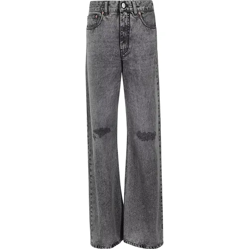 Klassische Denim-Jeans mit Fünf Taschen , Damen, Größe: W26 - MM6 Maison Margiela - Modalova