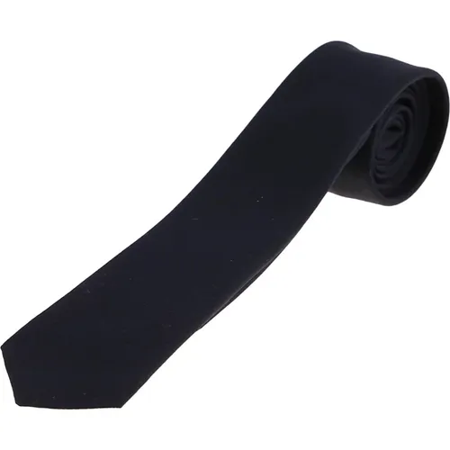 Blaue Seiden Herren Accessoires Krawatten Ss23 , Herren, Größe: ONE Size - Jil Sander - Modalova