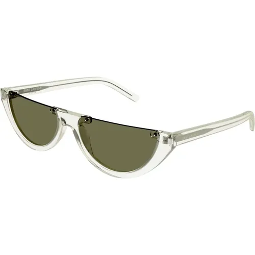 Havana Sunglasses SL 563 , unisex, Sizes: 58 MM - Saint Laurent - Modalova