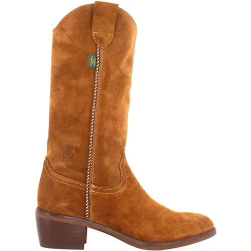 Cowboy Stil Wildleder Stiefel für Frauen , Damen, Größe: 40 EU - Dakota Boots - Modalova