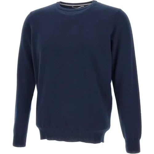 Kaschmir Rundhals Pullover Mitternachtsblau , Herren, Größe: 2XL - Kangra - Modalova