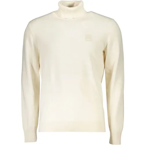 Eleganter Baumwoll-Kaschmir Rollkragenpullover , Herren, Größe: 2XL - Hugo Boss - Modalova