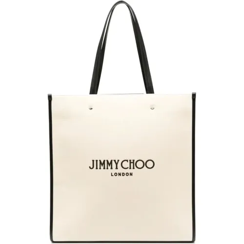 Weiße Leder-Tote-Tasche Jimmy Choo - Jimmy Choo - Modalova