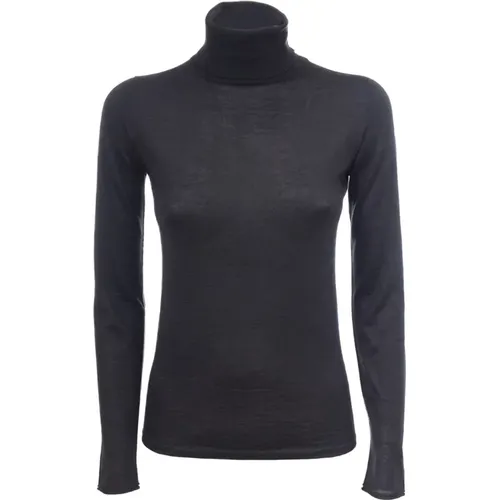 High Neck Knit Turtleneck , female, Sizes: XS, S - Le Tricot Perugia - Modalova