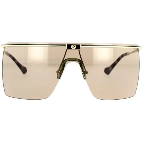 Contemporary Oversized Sunglasses with Web Motif , male, Sizes: ONE SIZE - Gucci - Modalova