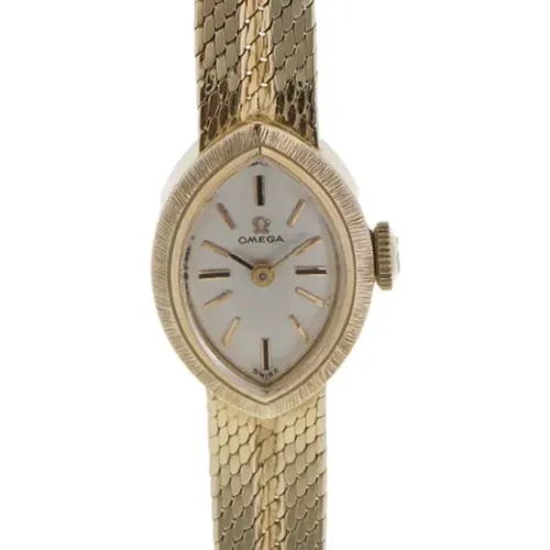 Pre-owned Metal watches , female, Sizes: ONE SIZE - Omega Vintage - Modalova