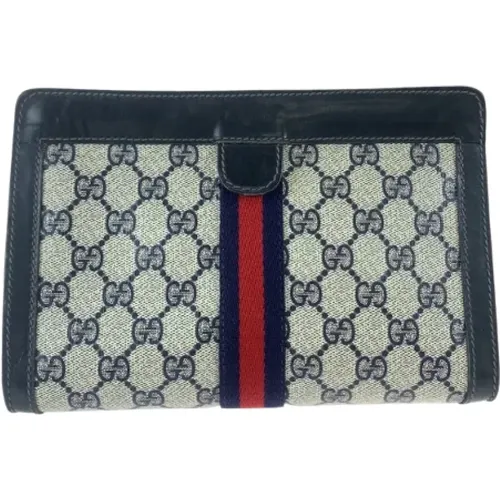 Pre-owned Canvas clutches , female, Sizes: ONE SIZE - Gucci Vintage - Modalova