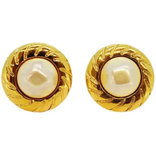 Pre-owned Fabric earrings , female, Sizes: ONE SIZE - Chanel Vintage - Modalova