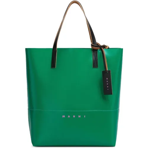 Vertical Shopping Bag Open , unisex, Sizes: ONE SIZE - Marni - Modalova