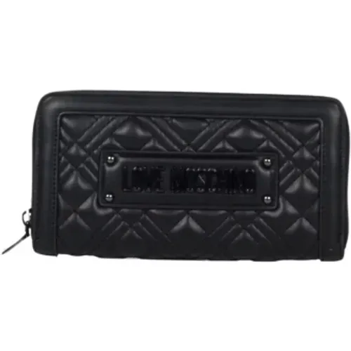 Quilted Wallet , female, Sizes: ONE SIZE - Love Moschino - Modalova
