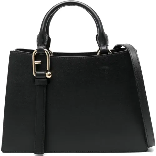 Schwarze Nuvola M Tote Tasche , Damen, Größe: ONE Size - Furla - Modalova