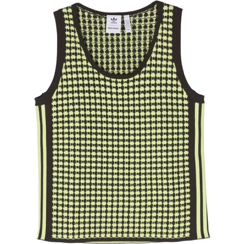 Crochet Vest for Stylish Look , male, Sizes: L, S - Adidas - Modalova