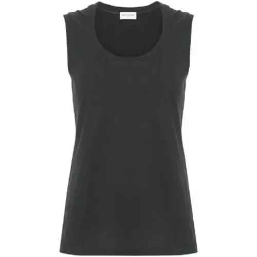 T-Shirts , female, Sizes: XL, L - Saint Laurent - Modalova