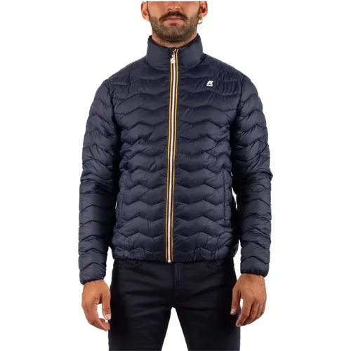 Herren Daunenjacke - Bleiben Sie warm und stilvoll , Herren, Größe: XL - K-way - Modalova