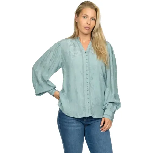 Elegant Shirt with Delicate Details , female, Sizes: 2XL, M, L, XL - 2-Biz - Modalova