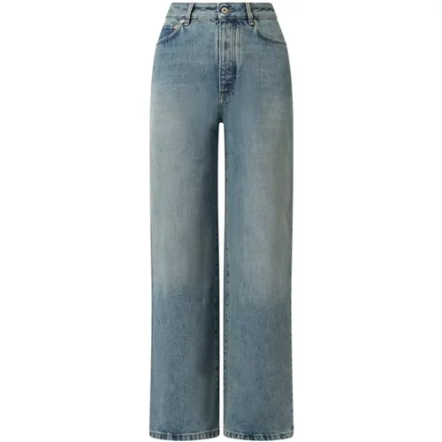 High Waisted Denim Jeans Blau Loewe - Loewe - Modalova