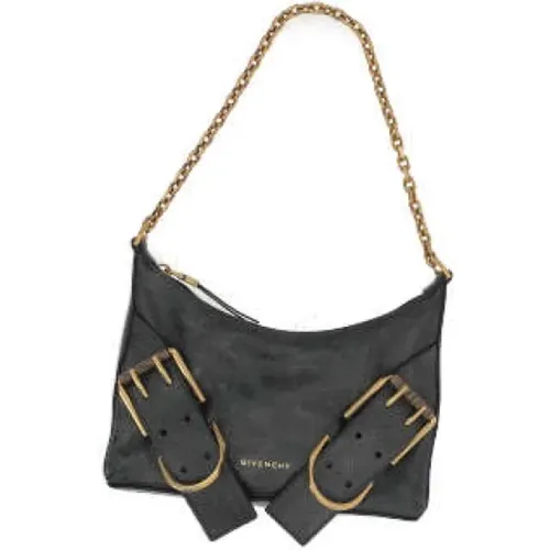 Vintage Leather Shoulder Bag with Antique Gold Hardware , female, Sizes: ONE SIZE - Givenchy - Modalova
