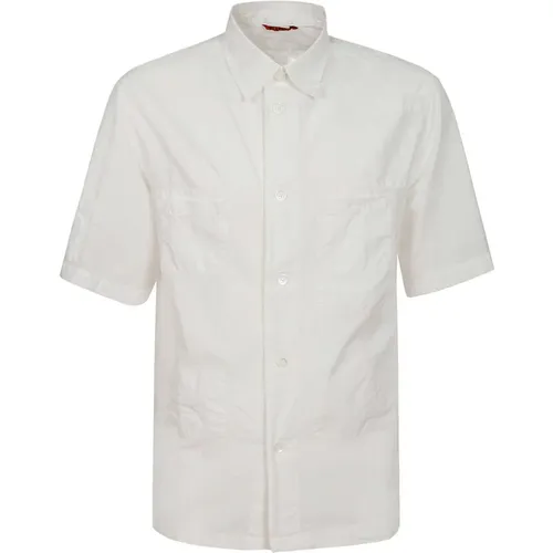 Cotton Shirt with Embroidered Pocket , male, Sizes: L, S, M - Barena Venezia - Modalova
