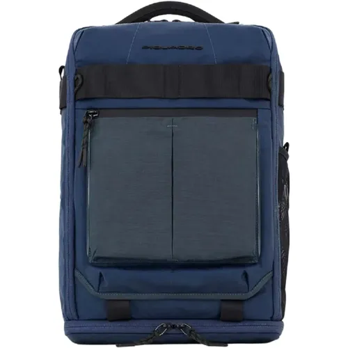 Laptop and iPad Backpack with LED , male, Sizes: ONE SIZE - Piquadro - Modalova