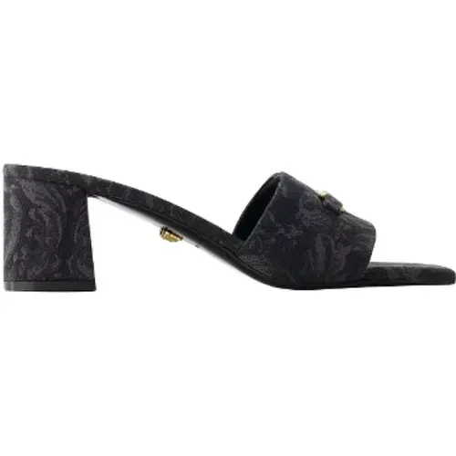 Canvas flats , female, Sizes: 4 UK - Versace - Modalova