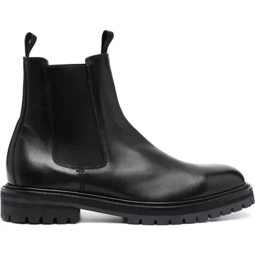 Leather Chelsea Boots, Large Fit , male, Sizes: 7 UK - Officine Creative - Modalova