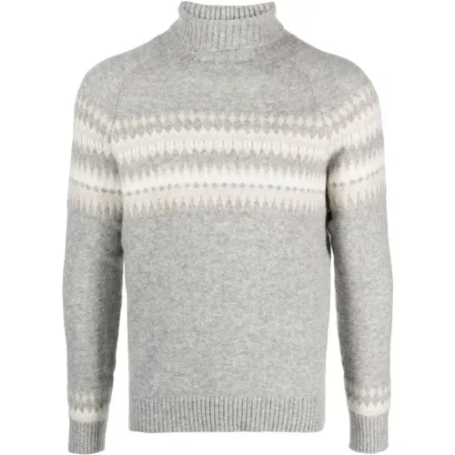 Grauer Kaschmir Seiden Casual Pullover - Eleventy - Modalova