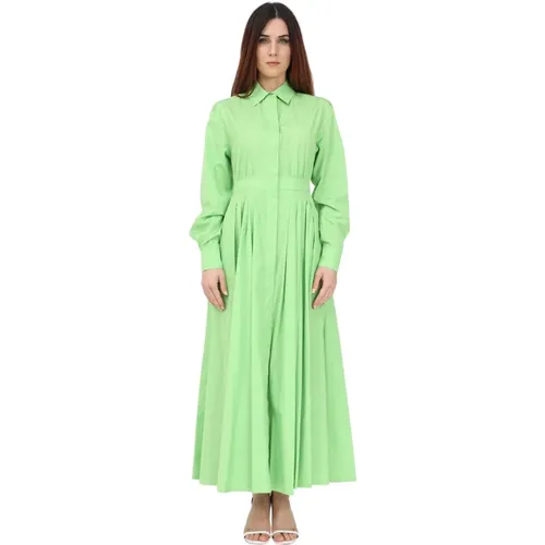 Long Cotton Dress for Women , female, Sizes: M, L - Max Mara - Modalova
