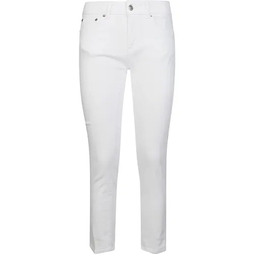Rose Bull Denim Spacchetto Skinny Jeans , female, Sizes: W26, W29, W28 - Dondup - Modalova
