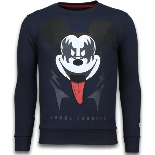 Sweatshirts , male, Sizes: M, XL, S, L - Local Fanatic - Modalova