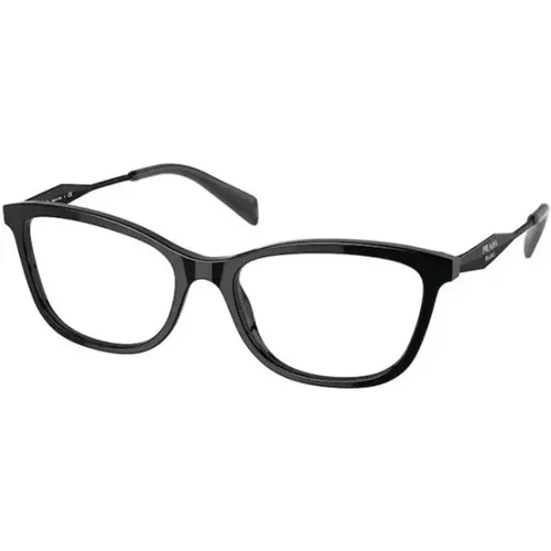 Stilvolle Schwarze Brille Prada - Prada - Modalova