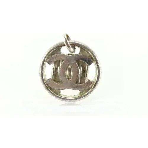 Silver Silver Necklace with Date Code , female, Sizes: ONE SIZE - Chanel Vintage - Modalova