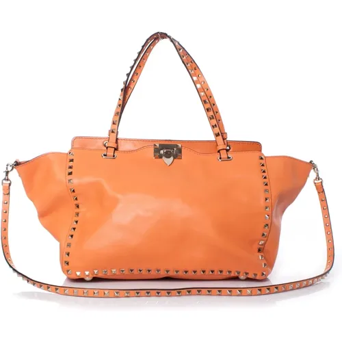 Pre-owned Rockstud Trapeze tote , female, Sizes: ONE SIZE - Valentino Vintage - Modalova